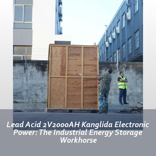 Lead Acid 2V2000AH Kanglida Electronic Power: The Industrial Energy Storage Workhorse